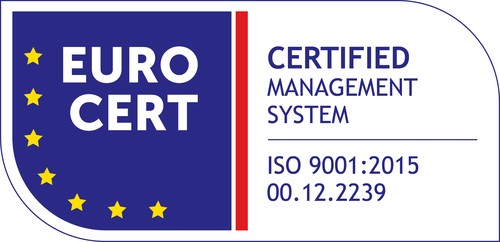9001 EUROCERT Logo CERTIFIED CMYK